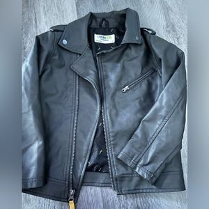 Osh kosh faux leather jacket